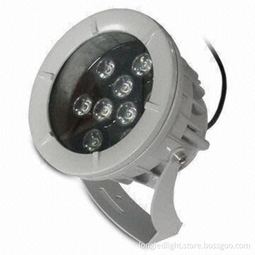 9W IP65 LED Flood Light 9X1w Bridgelux Chip45mil 3 Years Warranty Time